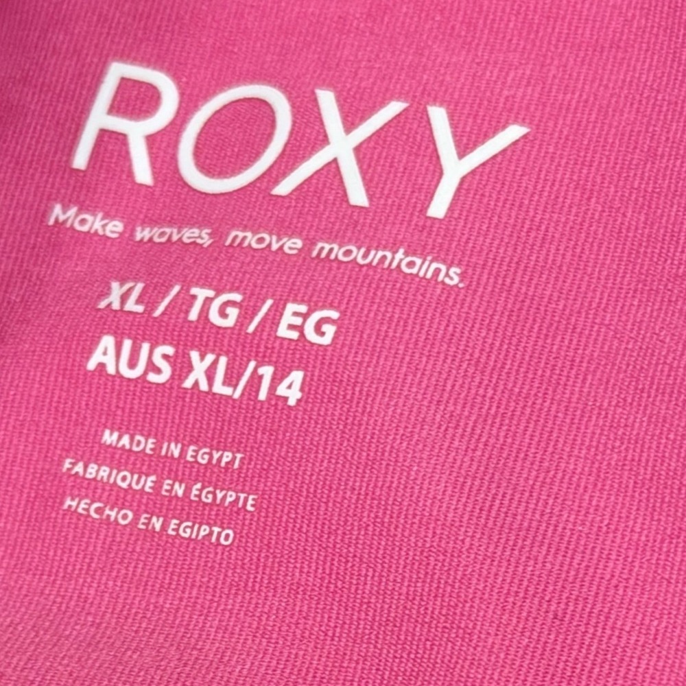 Roxy Pink Long Sleeve Rash Guard - Picture 5 of 8